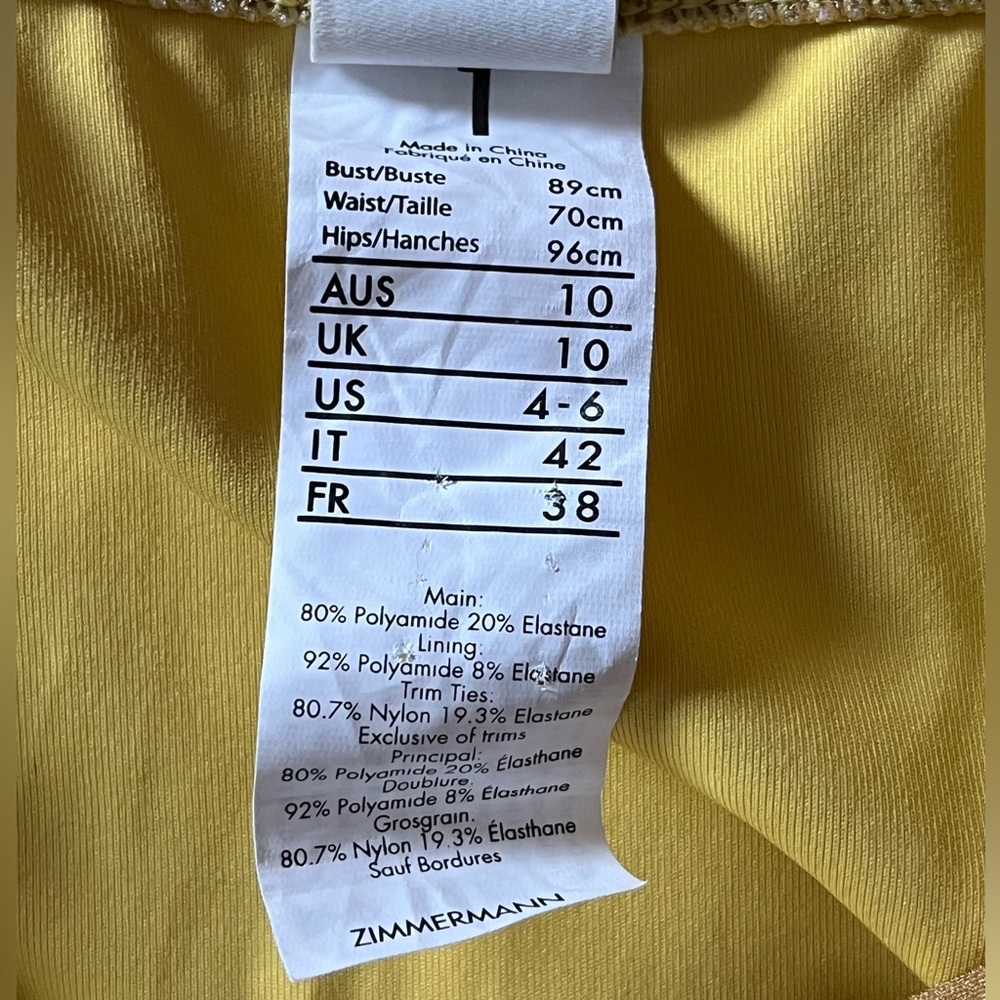 ZIMMERMAN Carnaby Square Neck Leopard Print Swimsuit - Picture 11 of 11